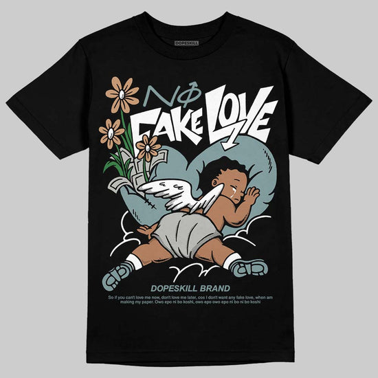 Nike Air Max 1 Low Poly “Adventure” DopeSkill T-Shirt No Fake Love Graphic Streetwear - Black