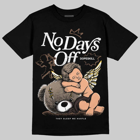 SoleFly x Air Jordan 12 Retro SP 'Cafecito/Baroque Brown' DopeSkill T-Shirt New No Days Off Graphic Streetwear - Black