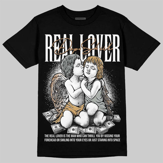 New Balance 1906R ‘White Gold’ DopeSkill T-Shirt Real Lover Graphic Streetwear - Black