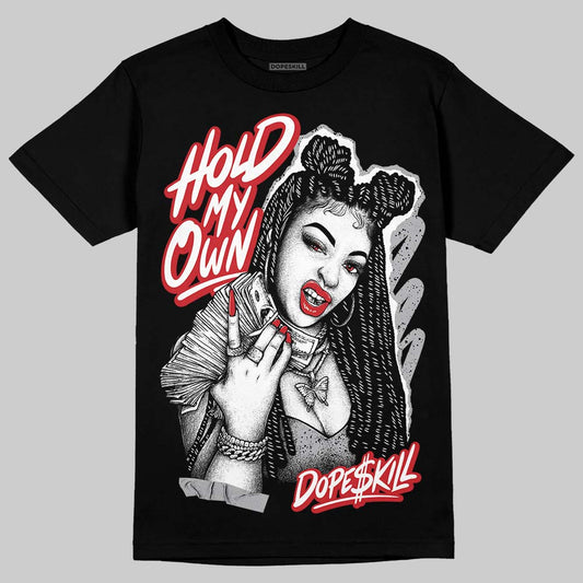 Jordan 4 OG “White Cement” DopeSkill T-Shirt New H.M.O Graphic Streetwear - Black