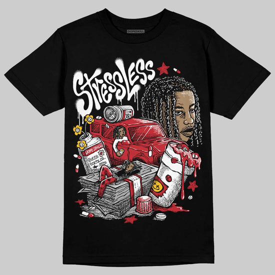 Jordan 1 Low OG "Chicago" DopeSkill T-Shirt Stressless Graphic Streetwear - Black