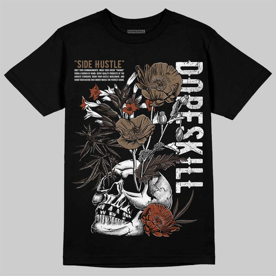 Jordan 1 Low OG “Mocha” DopeSkill T-Shirt Side Hustle Graphic Streetwear - Black