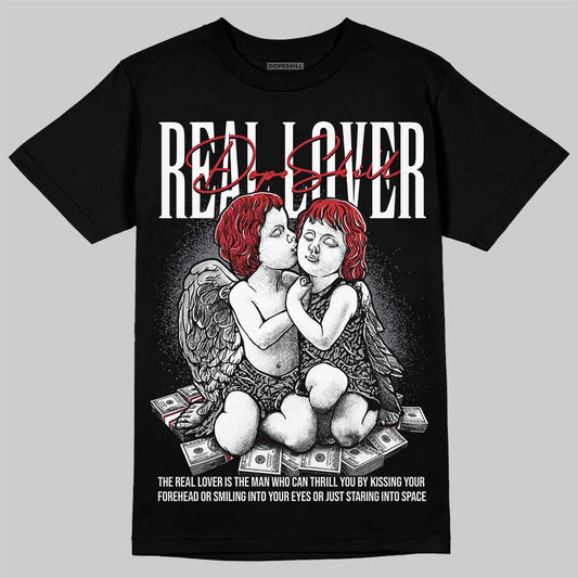 Jordan 3 “Cement Grey” DopeSkill T-Shirt Real Lover Graphic Streetwear - Black