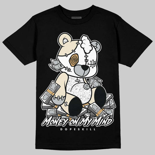 Jordan 5 Retro Reverse Metallic DopeSkill T-Shirt MOMM Bear Graphic Streetwear - Black