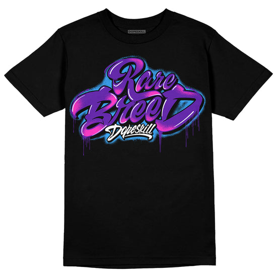 Dunk Low Championship Court Purple DopeSkill T-Shirt Rare Breed Type Graphic Streetwear - Black