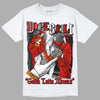 Jordan 4 Retro Red Cement DopeSkill T-Shirt Gotta Lotta Means Graphic Streetwear - White