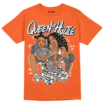 Jordan 3 Georgia Peach DopeSkill Orange T-shirt Queen Of Hustle Graphic Streetwear