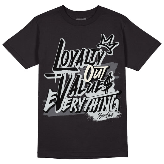 Jordan 1 Retro Low OG Black Cement DopeSkill T-Shirt LOVE Graphic Streetwear - Black