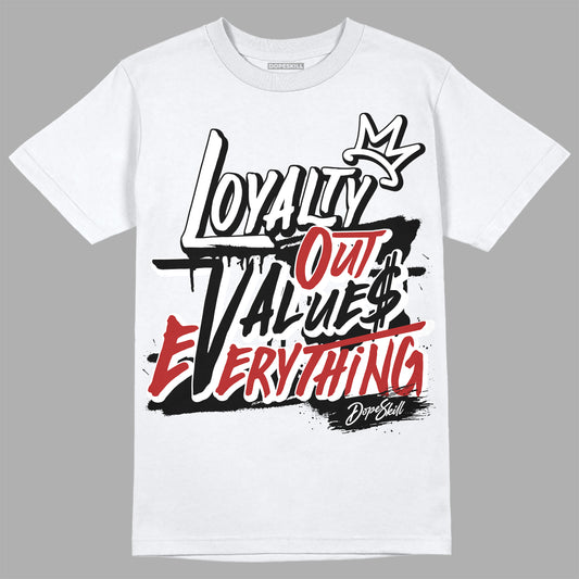 Jordan 14 "Black/White" DopeSkill T-Shirt LOVE Graphic Streetwear - White 