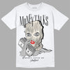 Dunk Low Cool Grey DopeSkill T-Shirt Money Talks Graphic Streetwear - White 