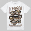 A Ma Maniére x Air Jordan 4 “Dark Mocha” DopeSkill T-Shirt The Mouth With No Droughts Graphic Streetwear - White