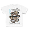Jordan 4 Retro GS “Blue Chill” DopeSkill Toddler Kids T-shirt The Mouth With No Droughts Graphic Streetwear - White