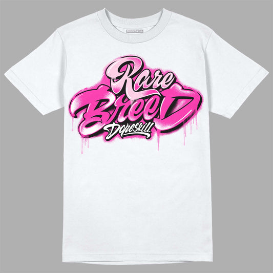 Pink Sneakers DopeSkill T-Shirt Rare Breed Type Graphic Streetwear - White 