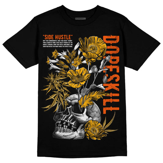 Dunk Low Championship Goldenrod (2021) DopeSkill T-Shirt Side Hustle Graphic Streetwear - Black