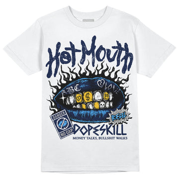 Jordan 3 "Midnight Navy" DopeSkill T-Shirt Hot Mouth Graphic Streetwear - White