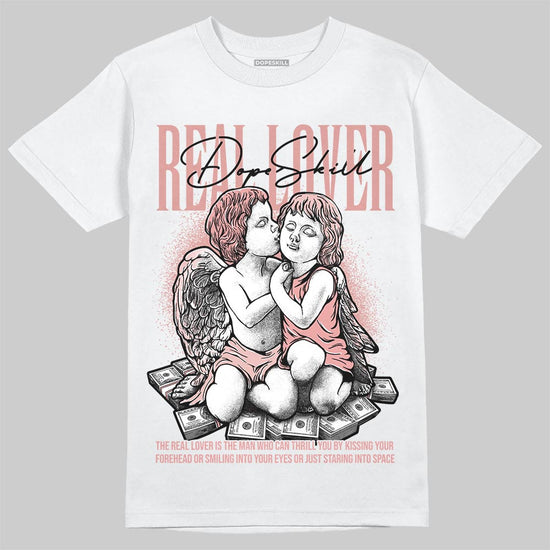 Jordan 40 “Dusty Rose” DopeSkill T-Shirt Real Lover Graphic Streetwear - White