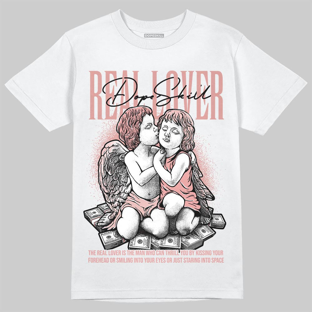 Jordan 40 “Dusty Rose” DopeSkill T-Shirt Real Lover Graphic Streetwear - White