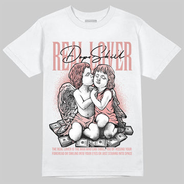 Jordan 40 “Dusty Rose” DopeSkill T-Shirt Real Lover Graphic Streetwear - White