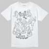 Jordan 5 Retro Wolf Grey (2026) DopeSkill T-Shirt Real Y2K Players Graphic Streetwear - White 