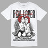 Jordan 1 High OG “Black/White” DopeSkill T-Shirt Real Lover Graphic Streetwear - White 