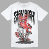 Jordan Spizike Low Bred DopeSkill T-Shirt Stay High Graphic Streetwear - White 