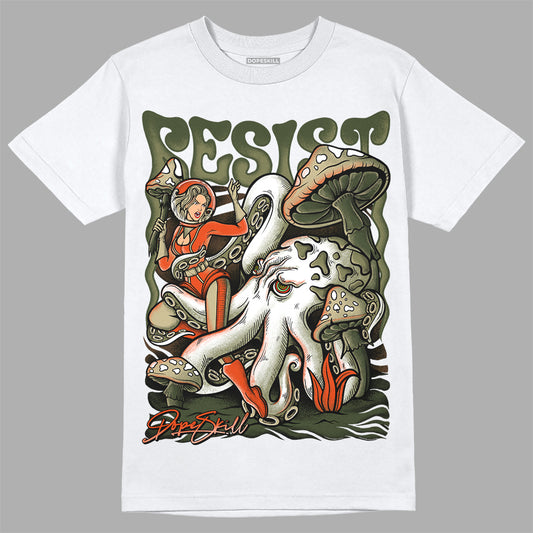 Olive Sneakers DopeSkill T-Shirt Resist Graphic Streetwear - White