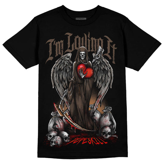 Jordan 1 Retro High OG Palomino DopeSkill T-Shirt New I'm Loving It Graphic Streetwear - Black