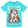 Dunk Low “Miami Dolphins” DopeSkill Tahiti Blue T-shirt Real Lover Graphic Streetwear 