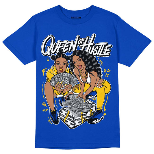 Jordan 14 “Laney” DopeSkill Varsity Royal T-Shirt Queen Of Hustle Graphic Streetwear
