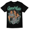 Jordan 3 "Green Glow" DopeSkill T-Shirt Queen Of Hustle Graphic Streetwear - Black 