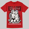 Jordan 5 Retro Fire Red Black Tongue (2025) DopeSkill T-Shirt Real Lover Graphic Streetwear - Red