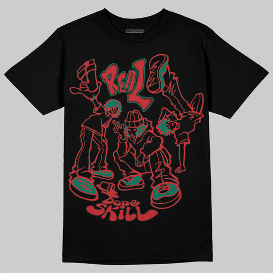 Jordan 5 ‘El Grito’ DopeSkill T-Shirt Real Y2K Players Graphic Streetwear - Black