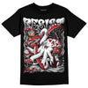 Jordan 12 “Red Taxi” DopeSkill T-Shirt Resist Graphic Streetwear - Black