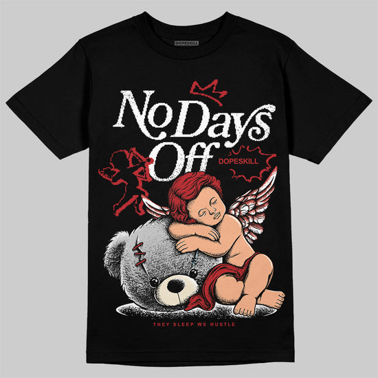 Jordan 1 Retro High OG Black Toe Reimagined DopeSkill T-Shirt New No Days Off Graphic Streetwear - Black
