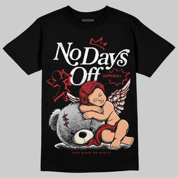 Jordan 1 Retro High OG Black Toe Reimagined DopeSkill T-Shirt New No Days Off Graphic Streetwear - Black