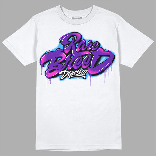 Dunk Low Championship Court Purple DopeSkill T-Shirt Rare Breed Type Graphic Streetwear - White