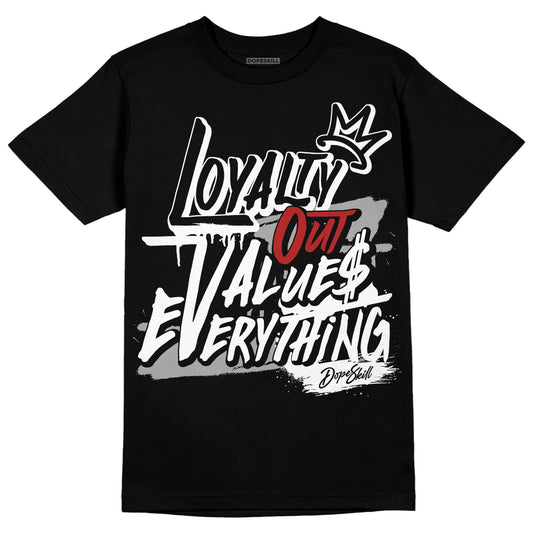 Jordan 14 "Black/White" DopeSkill T-Shirt LOVE Graphic Streetwear - Black 