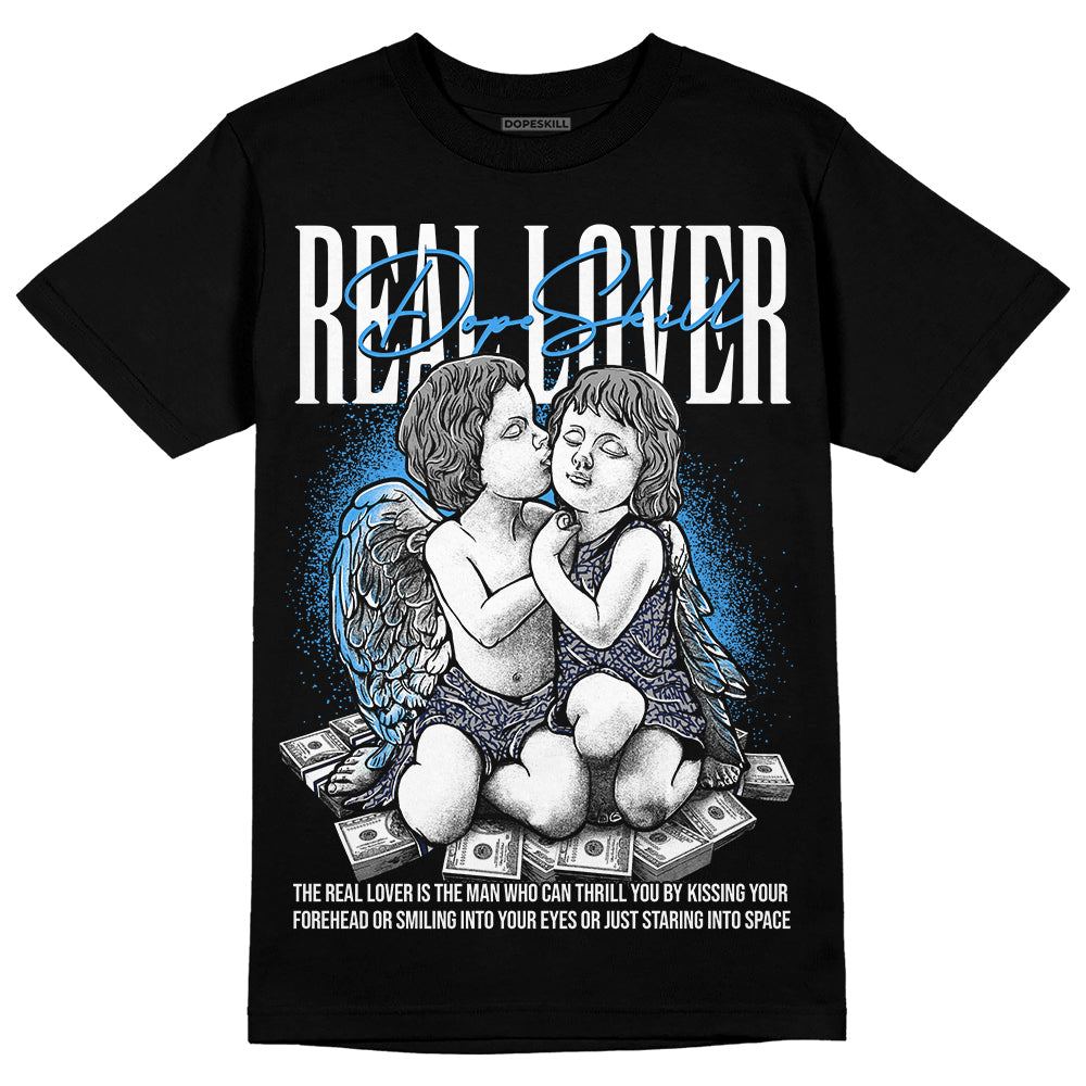 Jordan Spiz’ike Low “White/Obsidian” DopeSkill T-Shirt Real Lover Graphic Streetwear - Black