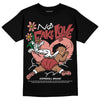 Jordan 13 “Dune Red” DopeSkill T-Shirt No Fake Love Graphic Streetwear - Black