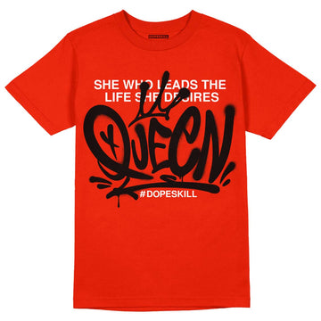 Yeezy Foam Runner Red Dopeskill Vermillion Red T-shirt Queen Graphic Streetwear