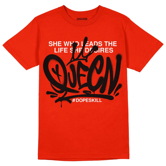 Yeezy Foam Runner Red Dopeskill Vermillion Red T-shirt Queen Graphic Streetwear