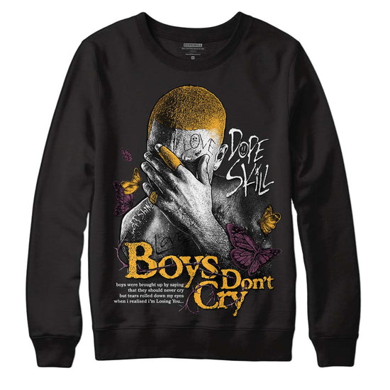 Jordan 1 Retro High OG Brotherhood DopeSkill Sweatshirt Boys Don't Cry Graphic Streetwear - Black