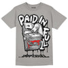 Grey Sneakers DopeSkill Grey T-shirt Paid In Full Graphic Streetwear