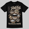 A Ma Maniére x Air Jordan 4 “Dark Mocha” DopeSkill T-Shirt The Mouth With No Droughts Graphic Streetwear - Black
