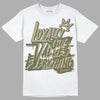 Air Max 90 Ballistic Neutral Olive DopeSkill T-Shirt LOVE Graphic Streetwear - White 