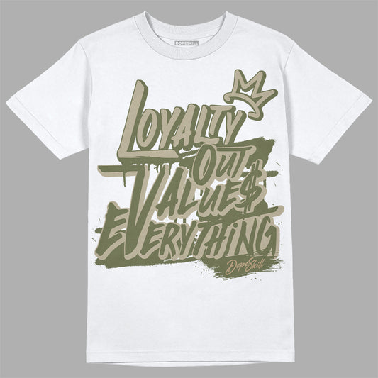 Air Max 90 Ballistic Neutral Olive DopeSkill T-Shirt LOVE Graphic Streetwear - White 