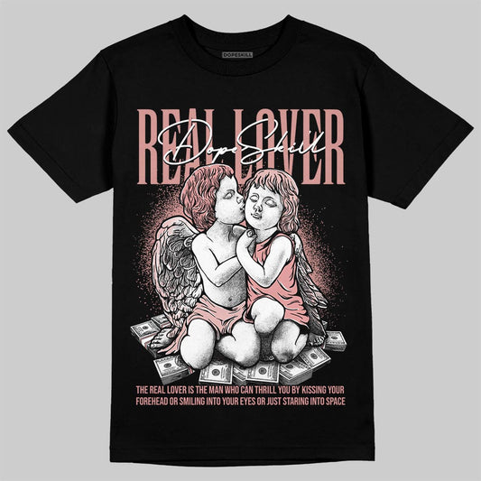 Jordan 40 “Dusty Rose” DopeSkill T-Shirt Real Lover Graphic Streetwear - Black