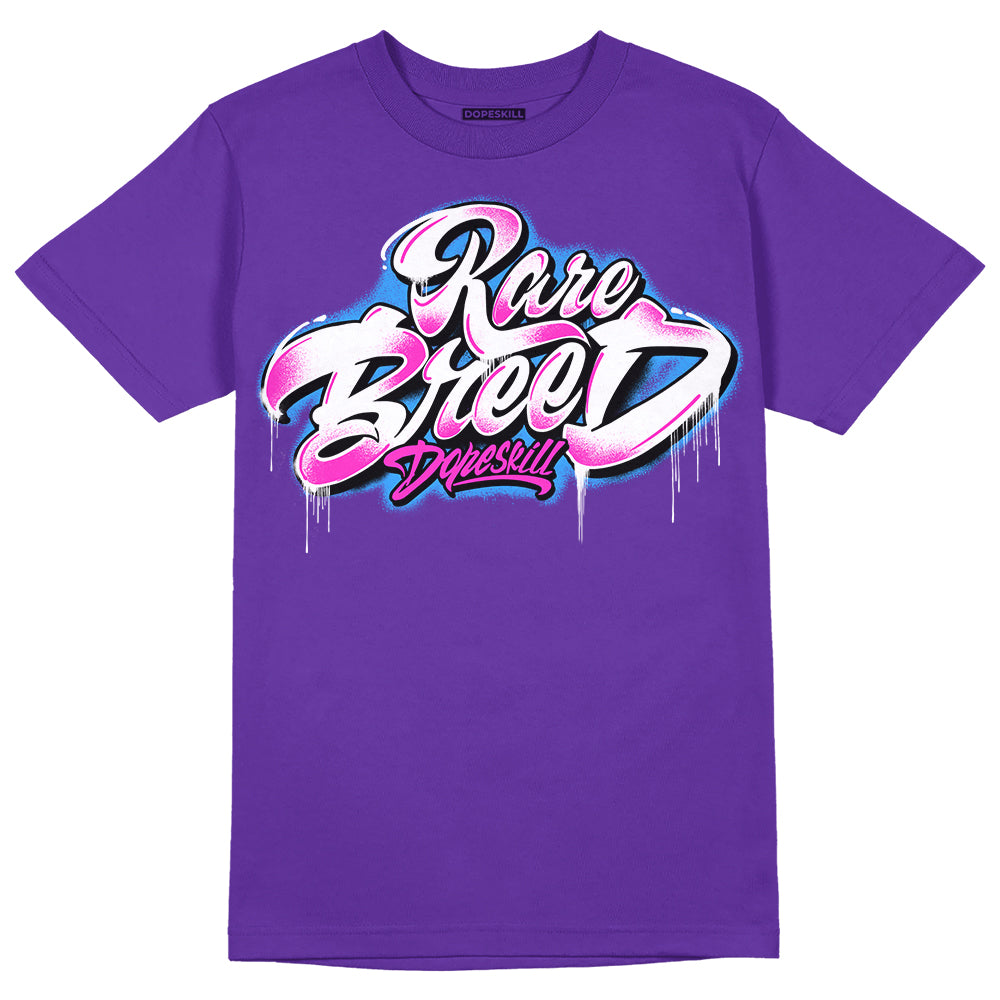 Dunk Low Championship Court Purple DopeSkill Purple T-shirt Rare Breed Type Graphic Streetwear