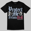 Jordan 3 GS “Cobalt Bliss” DopeSkill T-Shirt Protect Me From Evil Graphic Streetwear - Black