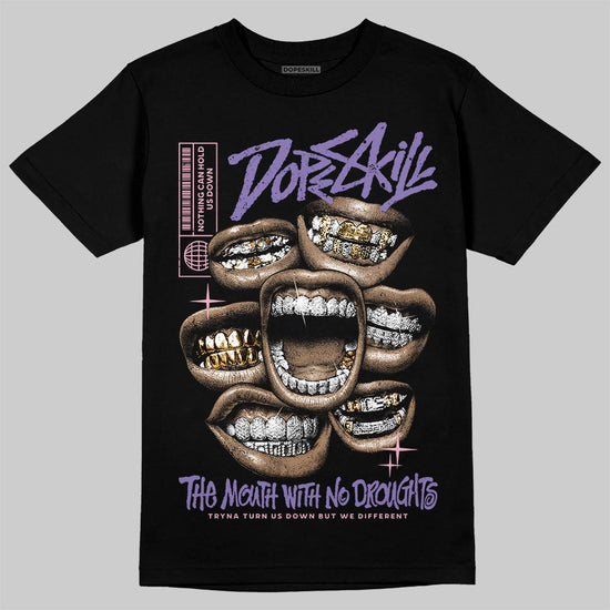 Jordan 11 "Mojave" DopeSkill T-Shirt The Mouth With No Droughts Graphic Streetwear - Black
